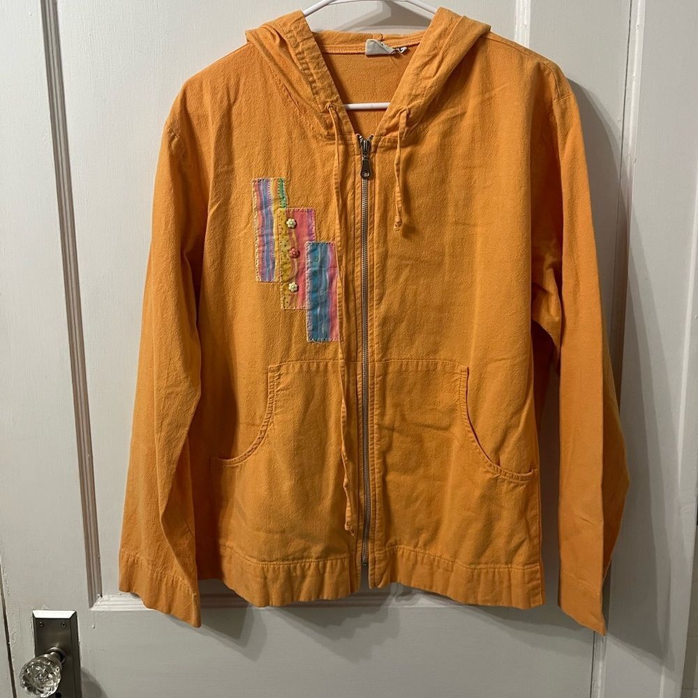 Vintage cotton zip up